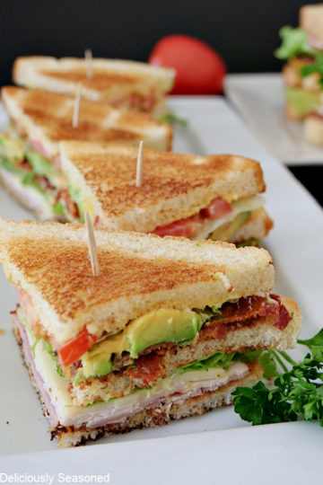 Easy Club Sandwich | Favorite Sandwich Recipe - Deliciously Seasoned