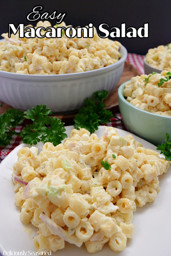 Macaroni Salad | Easy and Homemade- Deliciously Seasoned