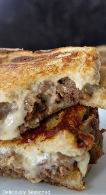 Meatloaf Grilled Cheese - Deliciously Seasoned