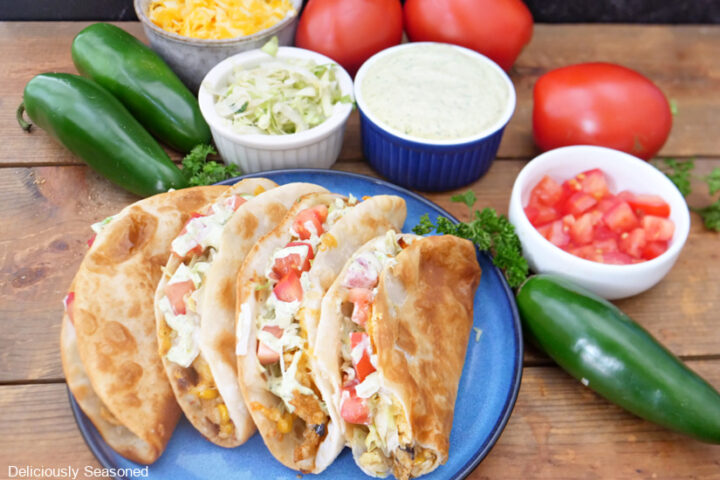Southwest Chicken Tacos - Deliciously Seasoned