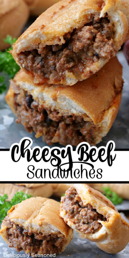 Cheesy Beef Sandwich Recipe (Oven-Baked)