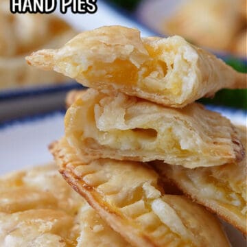 A stack of four hand pies.