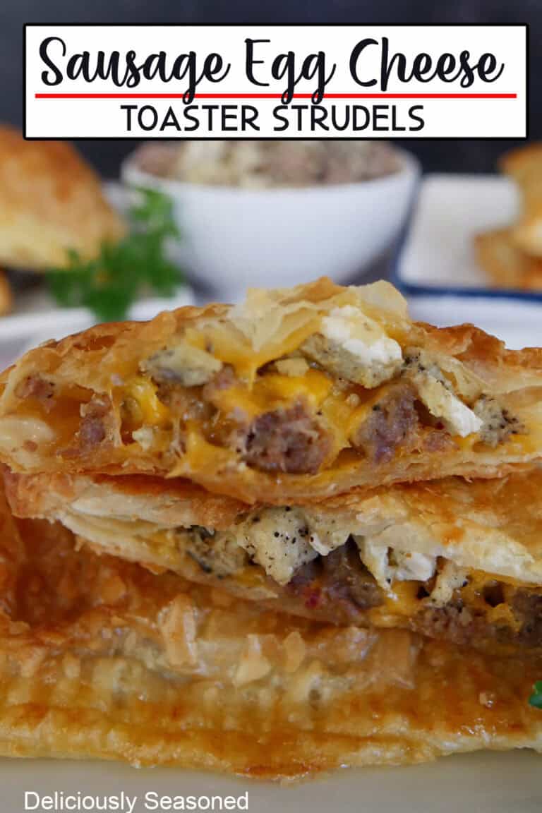 Boot Strudel Sausage Egg Cheese Toaster Strudels - Deliciously Seasoned